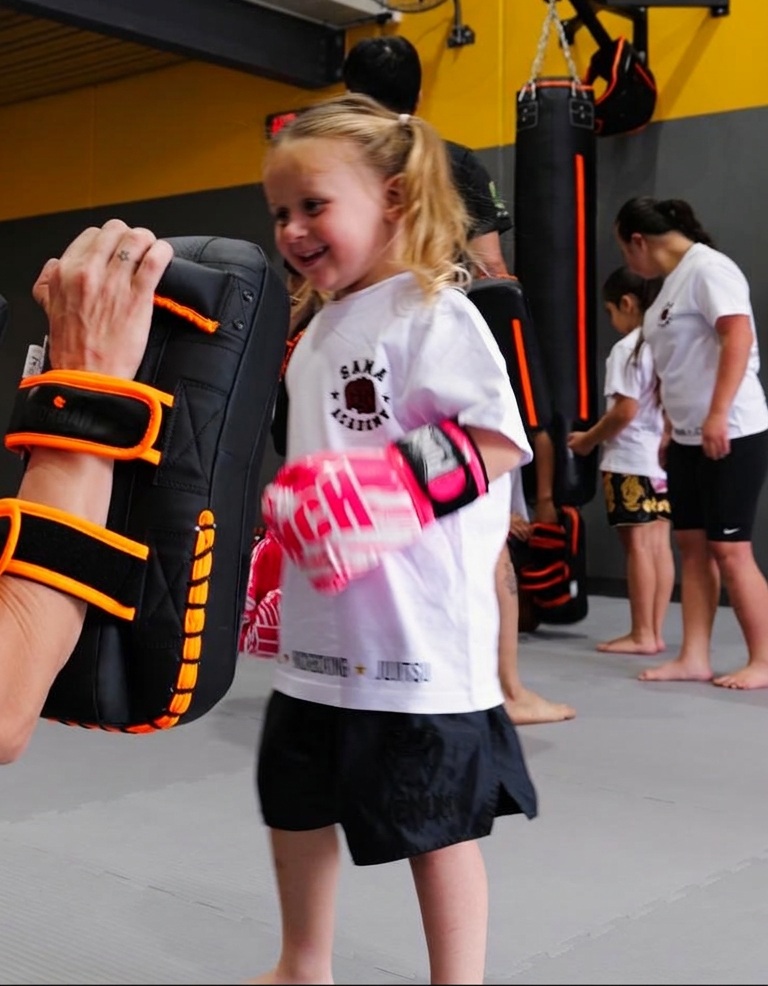 Little Kickboxing classes at SAMA Academy Prestons